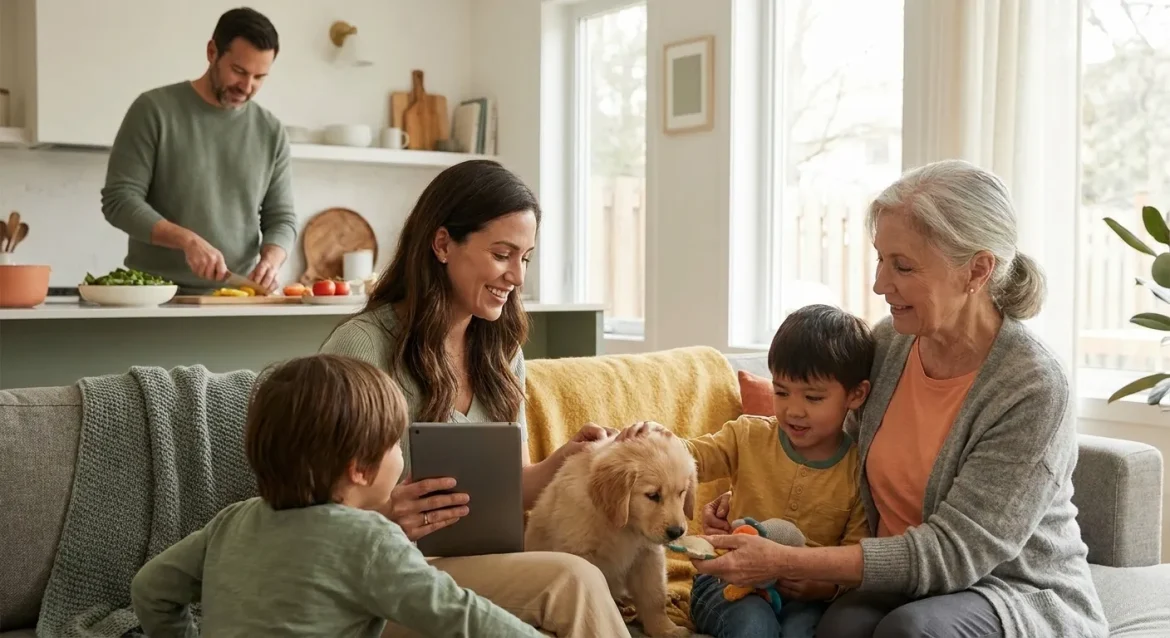 integrating puppy into family — Seamlessly Integrating Puppy into Family Life: Tips for Busy Households